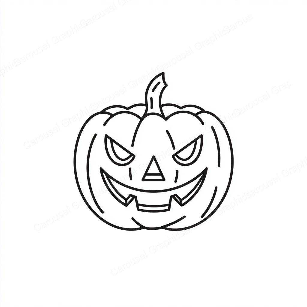 Jack-O-Lantern Vector Graphic preview