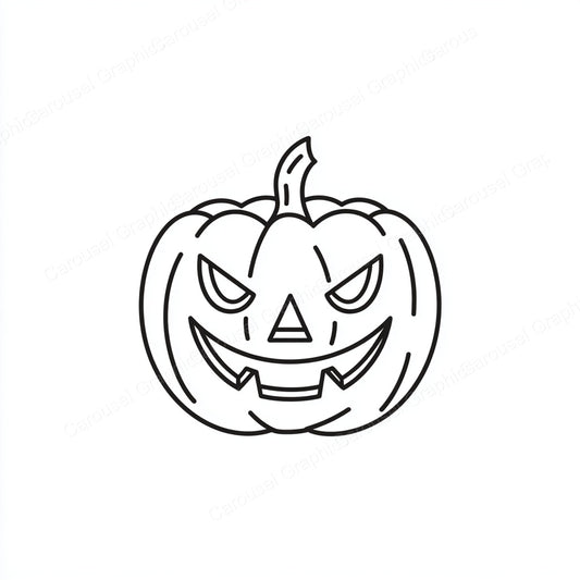 Jack-O-Lantern Vector Graphic preview