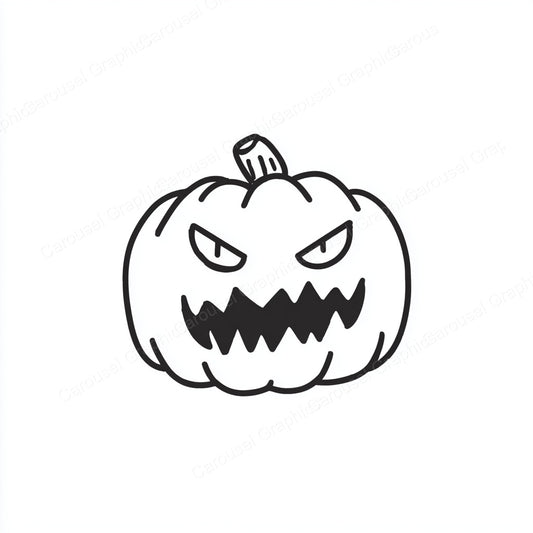 Jack-O-Lantern Vector Graphic preview