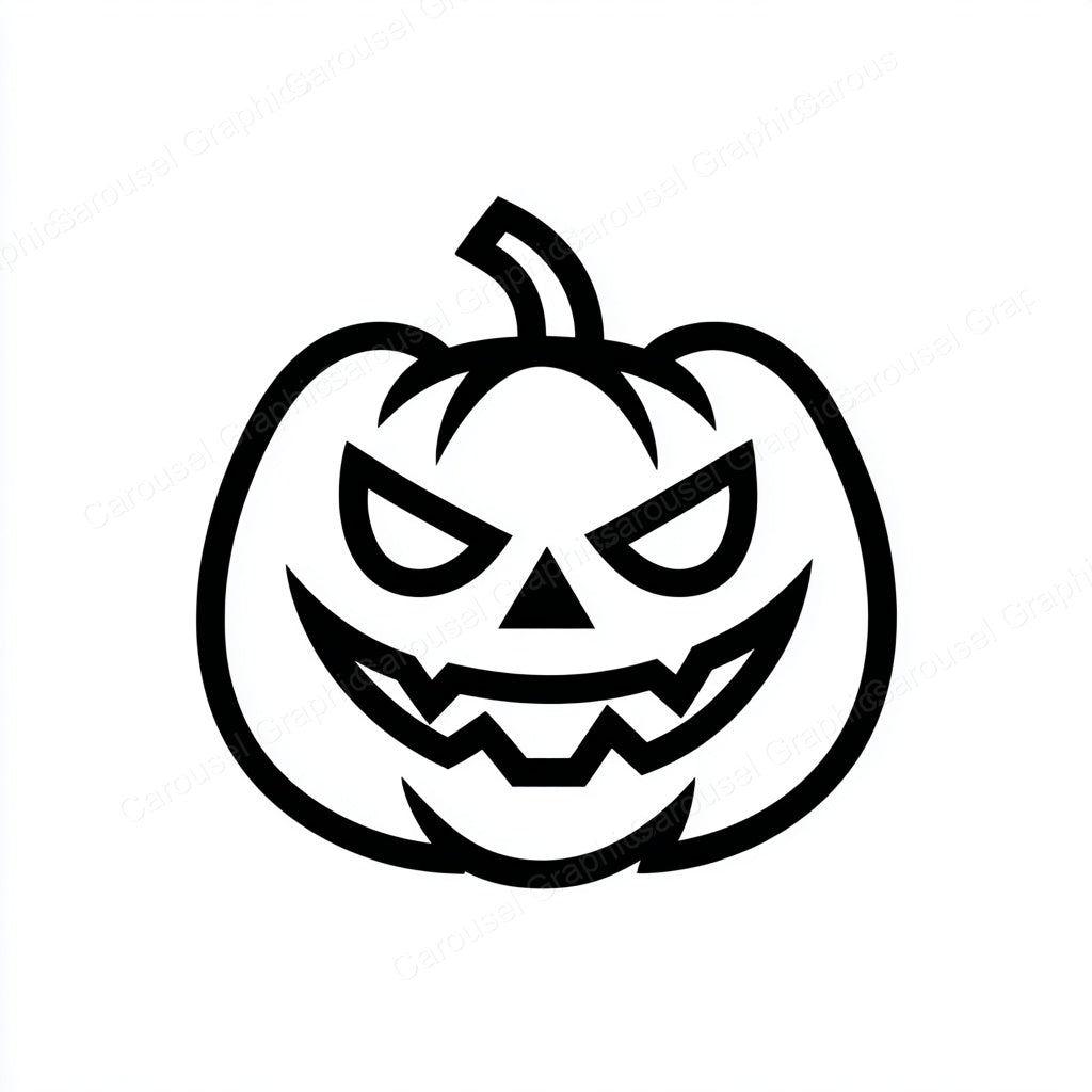 Jack-O-Lantern Vector Graphic preview