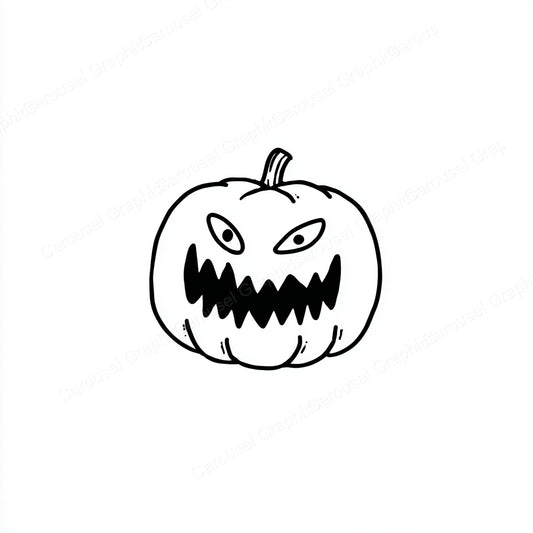 Jack-O-Lantern Vector Graphic preview