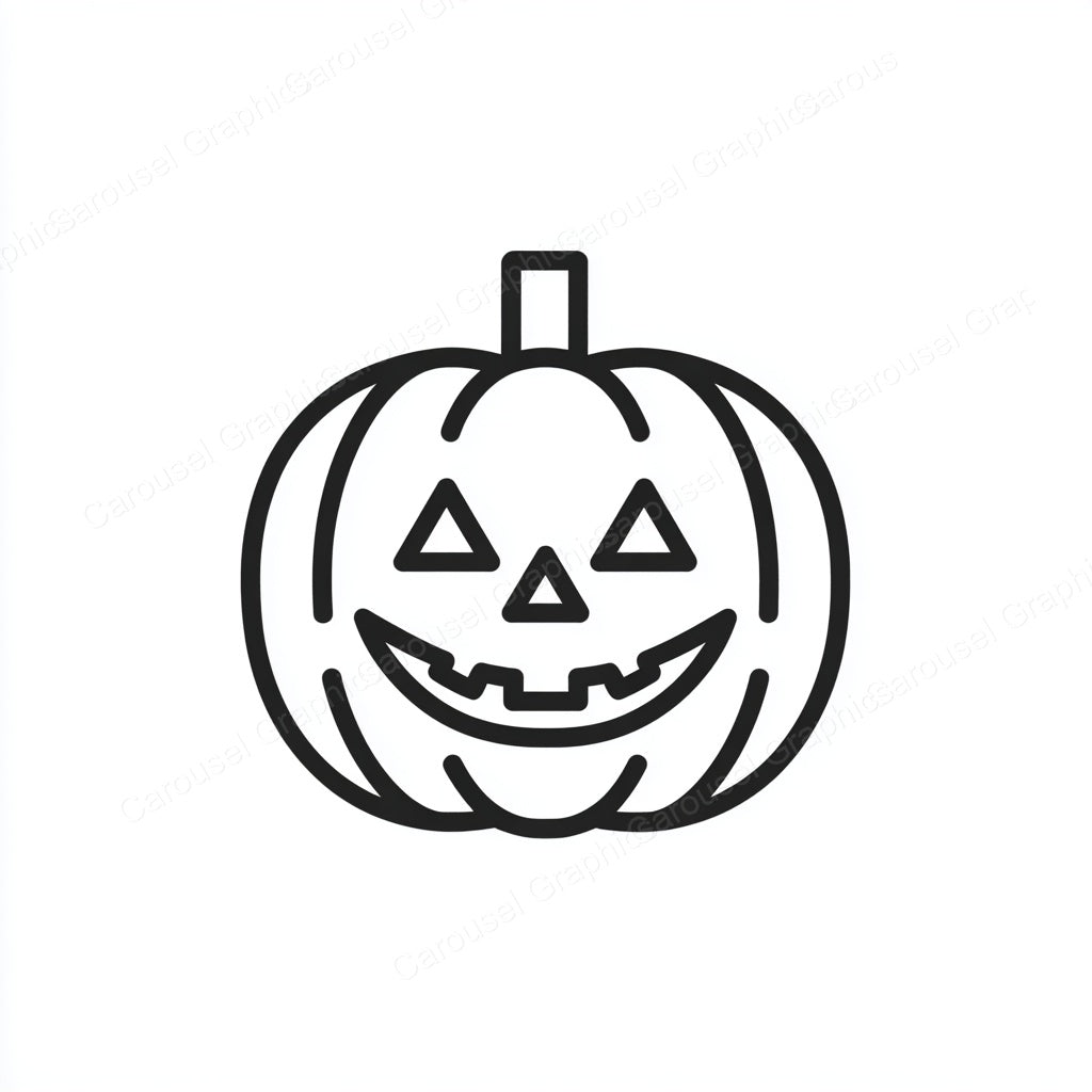 Jack-O-Lantern Vector Graphic preview