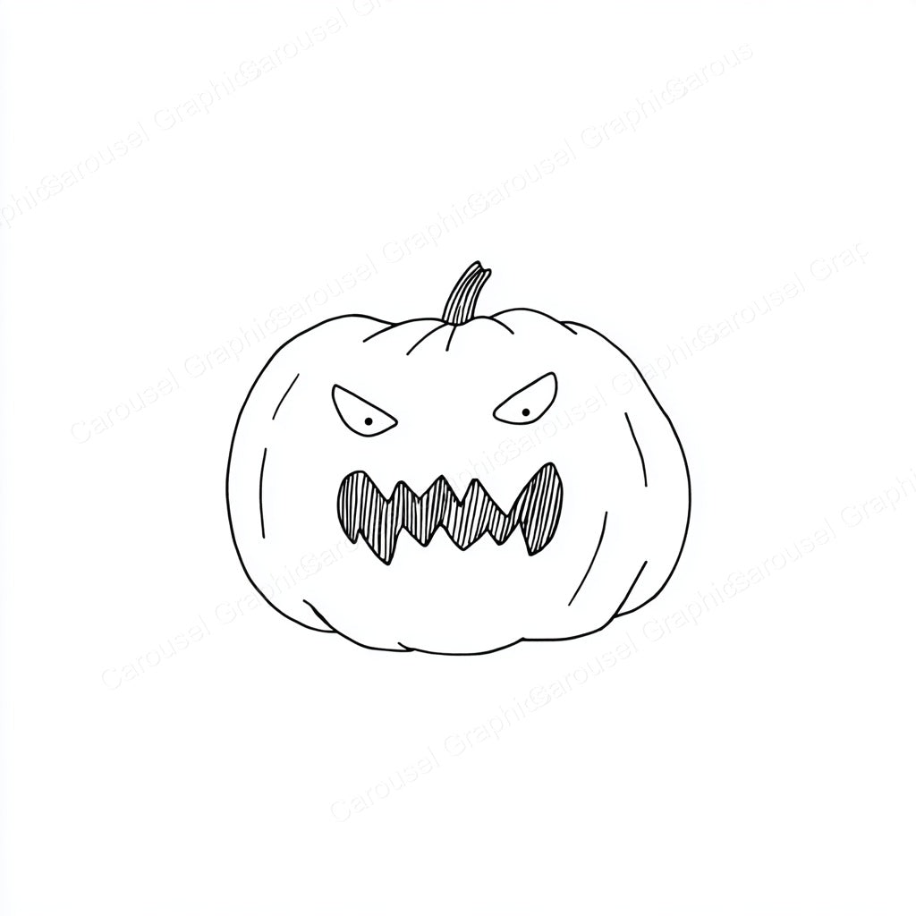 Jack-O-Lantern Vector Graphic preview