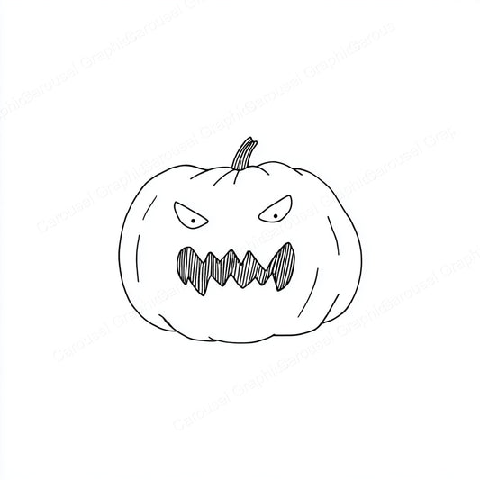 Jack-O-Lantern Vector Graphic preview