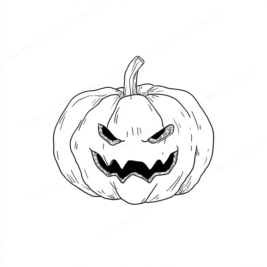 Jack-O-Lantern Vector Graphic preview