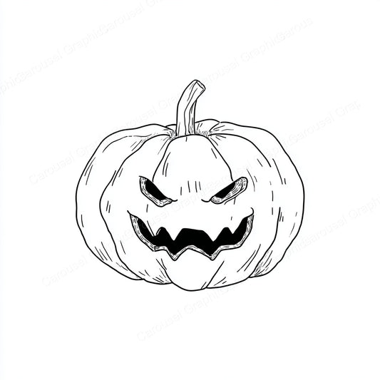 Jack-O-Lantern Vector Graphic preview