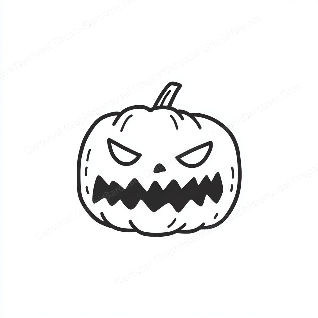 Jack-O-Lantern Vector Graphic preview