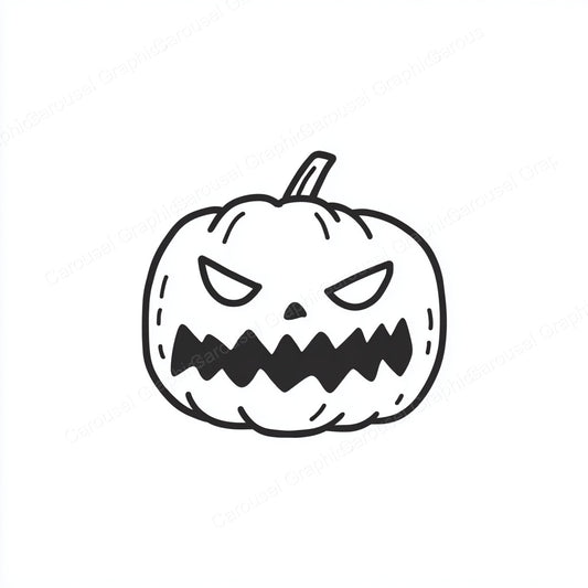 Jack-O-Lantern Vector Graphic preview