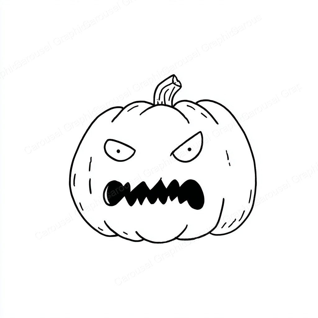 Jack-O-Lantern Vector Graphic preview