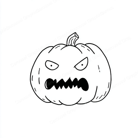 Jack-O-Lantern Vector Graphic preview