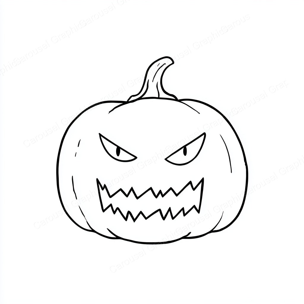 Jack-O-Lantern Vector Graphic preview