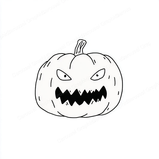 Jack-O-Lantern Vector Graphic preview