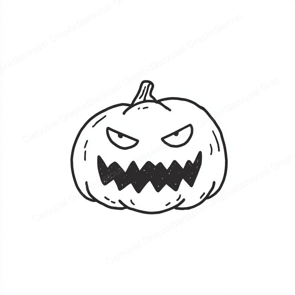 Jack-O-Lantern Vector Graphic preview