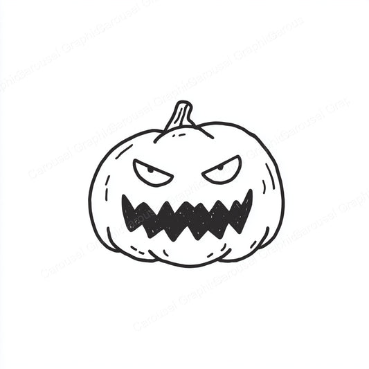 Jack-O-Lantern Vector Graphic preview