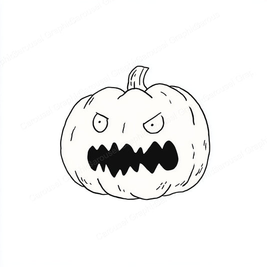 Jack-O-Lantern Vector Graphic preview