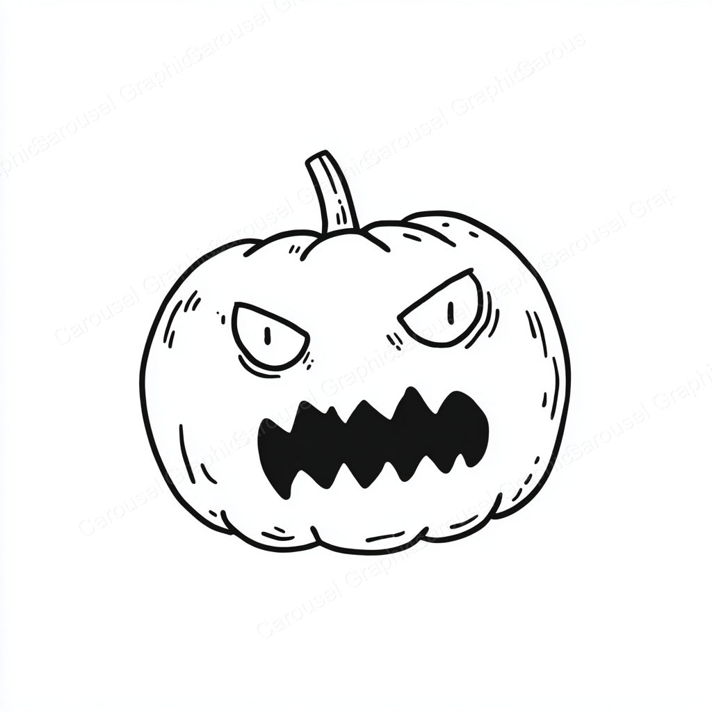 Jack-O-Lantern Vector Graphic preview