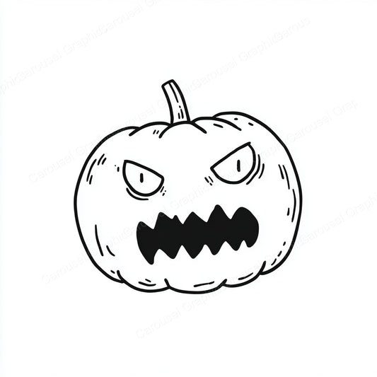 Jack-O-Lantern Vector Graphic preview