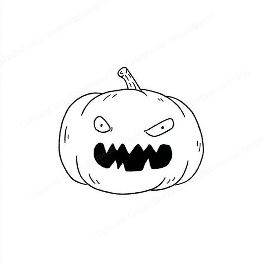 Jack-O-Lantern Vector Graphic preview