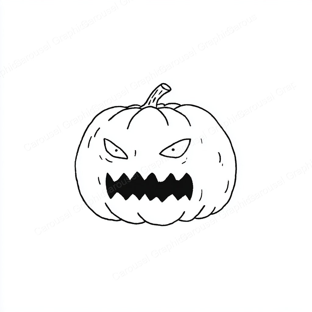 Jack-O-Lantern Vector Graphic preview