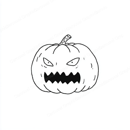 Jack-O-Lantern Vector Graphic preview