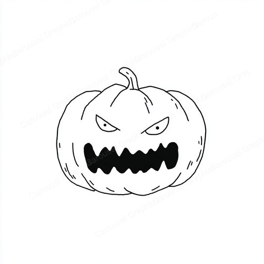 Jack-O-Lantern Vector Graphic preview