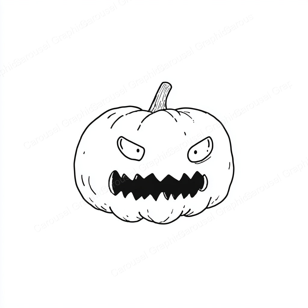 Jack-O-Lantern Vector Graphic preview