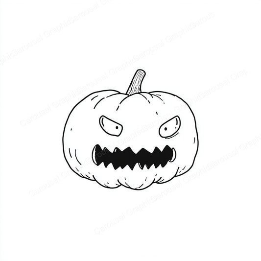 Jack-O-Lantern Vector Graphic preview