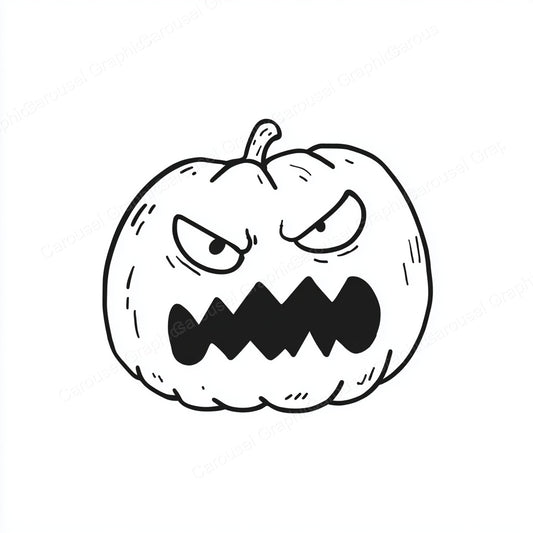Jack-O-Lantern Vector Graphic preview