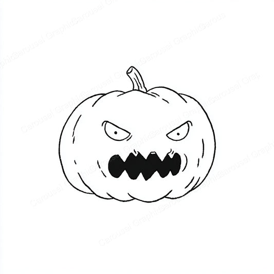Jack-O-Lantern Vector Graphic preview