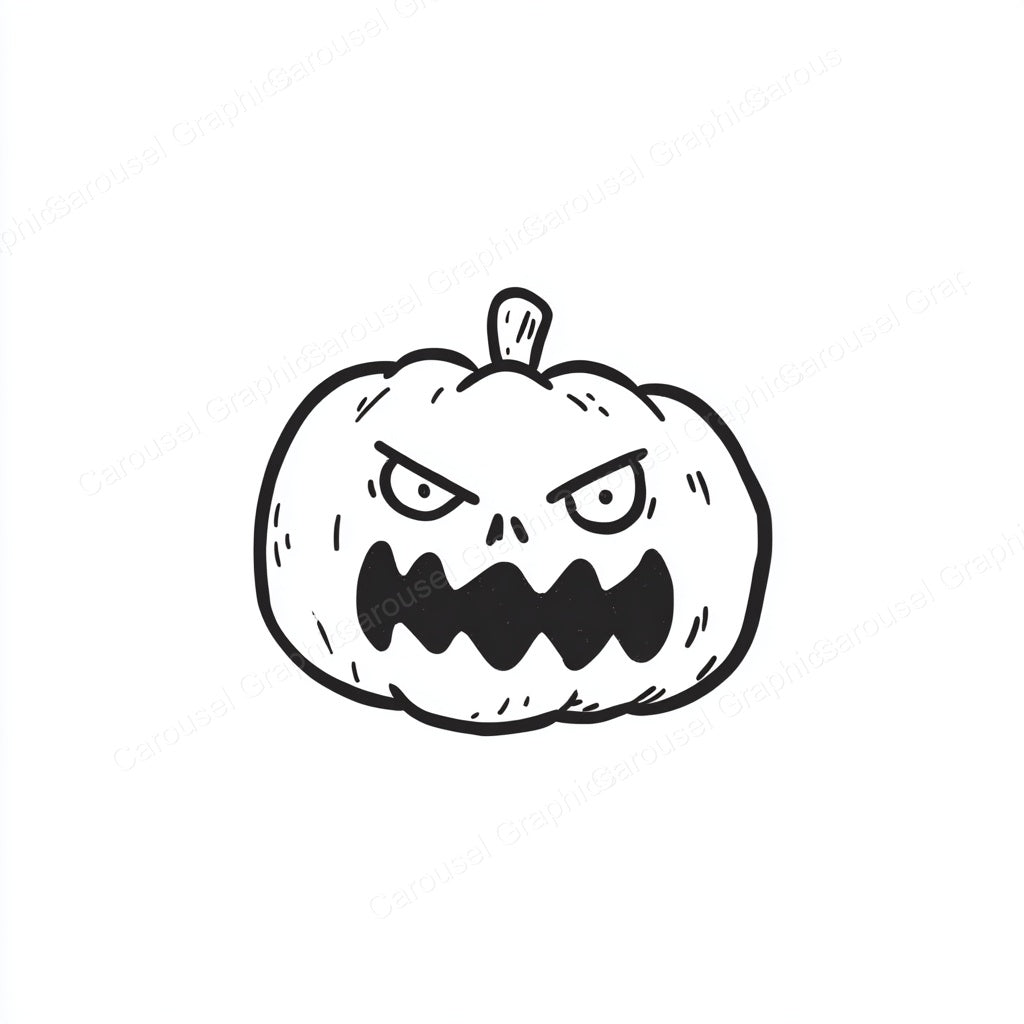 Jack-O-Lantern Vector Graphic preview