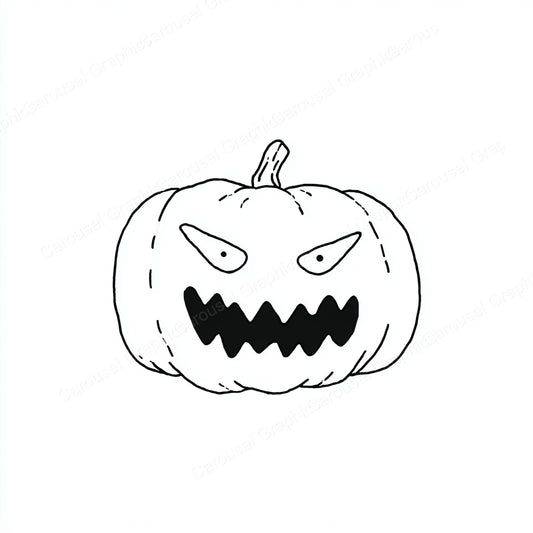 Jack-O-Lantern Vector Graphic preview