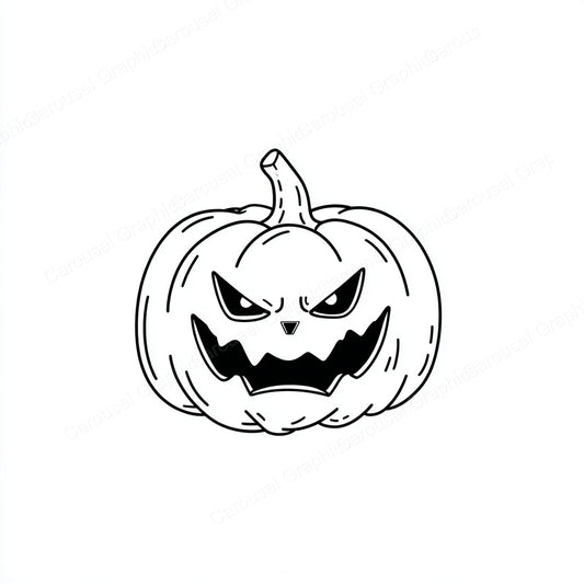 Jack-O-Lantern Vector Graphic preview