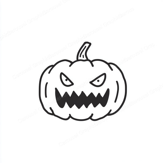 Jack-O-Lantern Vector Graphic preview
