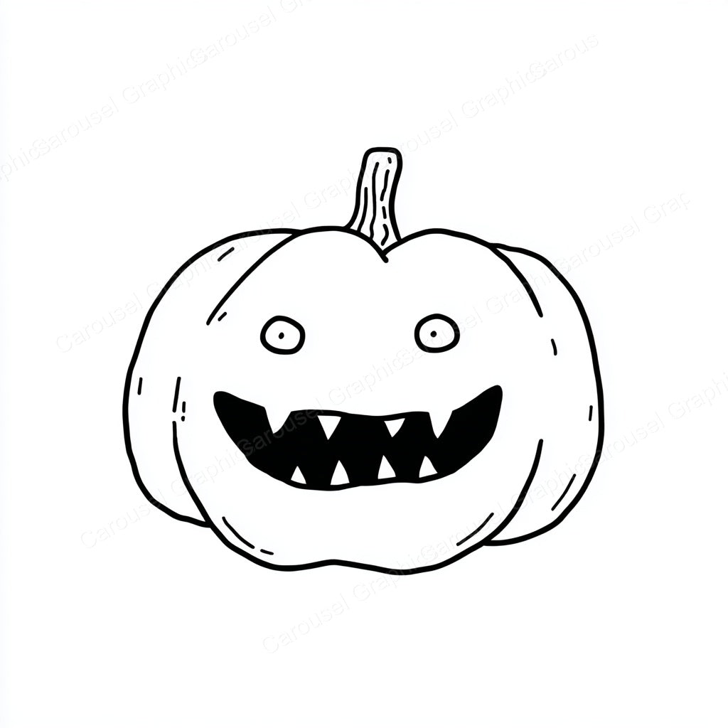 Jack-O-Lantern Vector Graphic preview