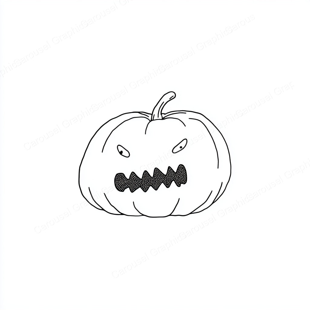 Jack-O-Lantern Vector Graphic preview