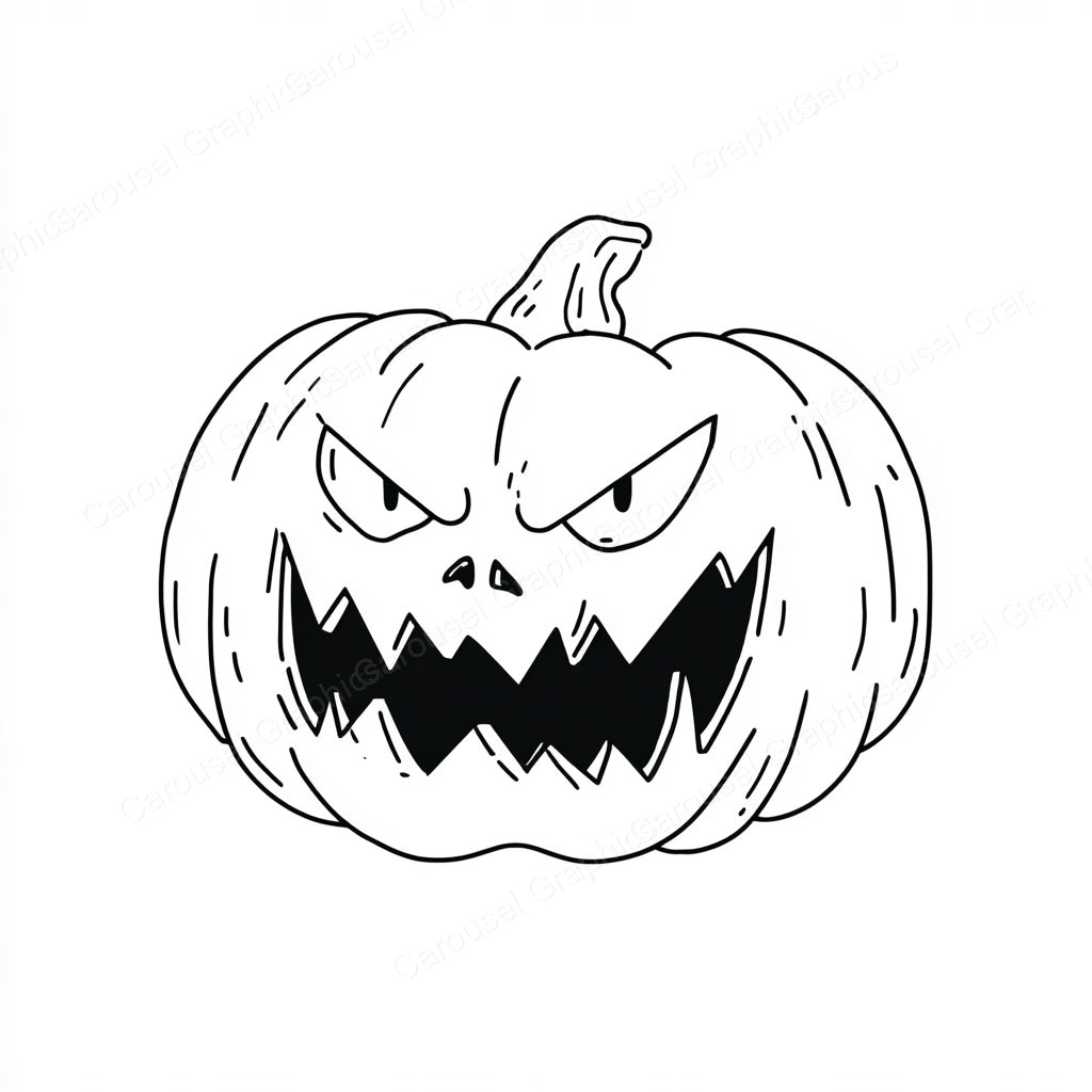 Jack-O-Lantern Vector Graphic preview