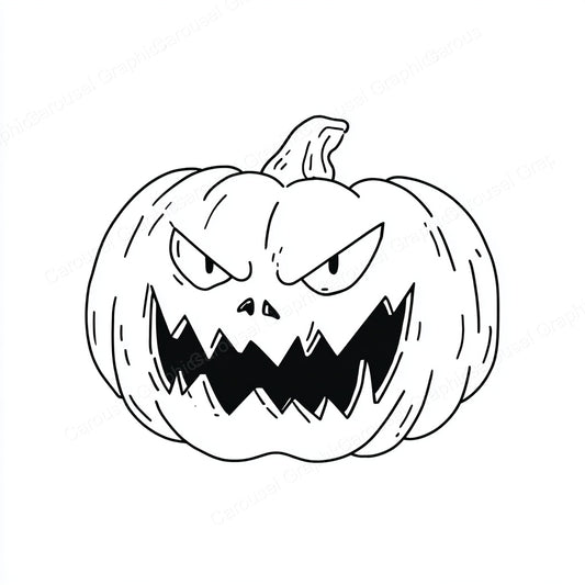 Jack-O-Lantern Vector Graphic preview