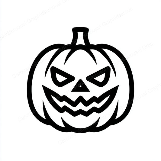 Jack-O-Lantern Vector Graphic preview