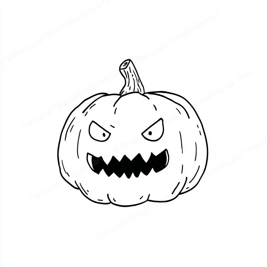 Jack-O-Lantern Vector Graphic preview