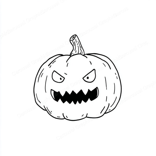 Jack-O-Lantern Vector Graphic preview
