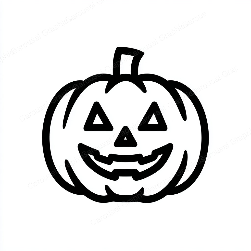Jack-O-Lantern Vector Graphic preview
