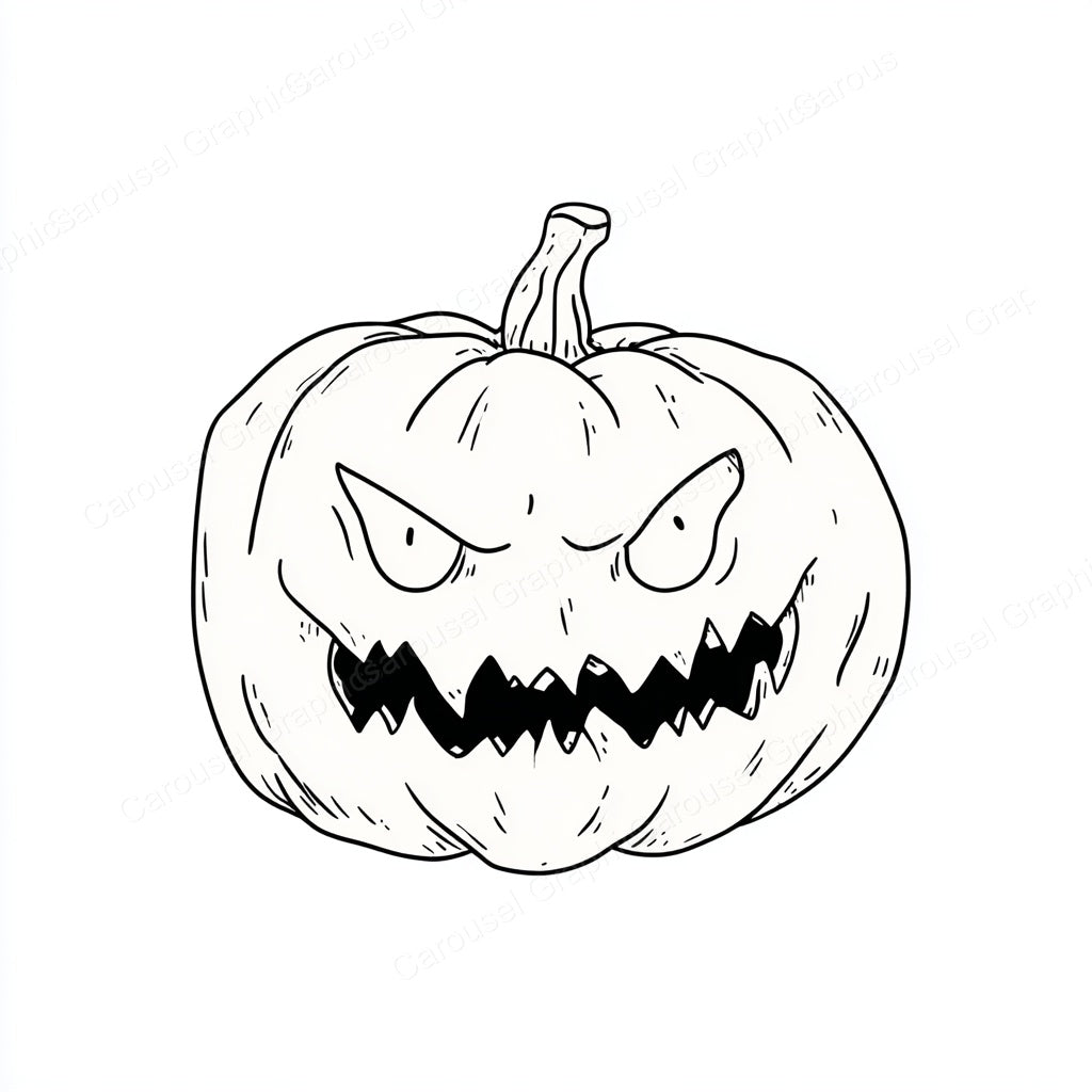 Jack-O-Lantern Vector Graphic preview