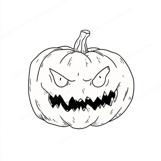 Jack-O-Lantern Vector Graphic preview