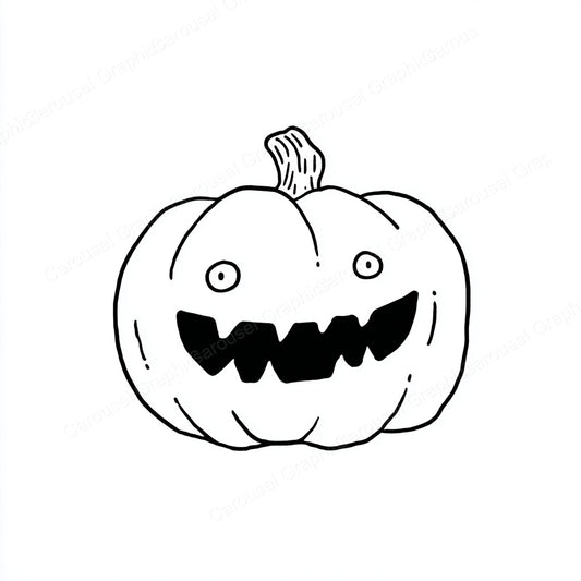 Jack-O-Lantern Vector Graphic preview