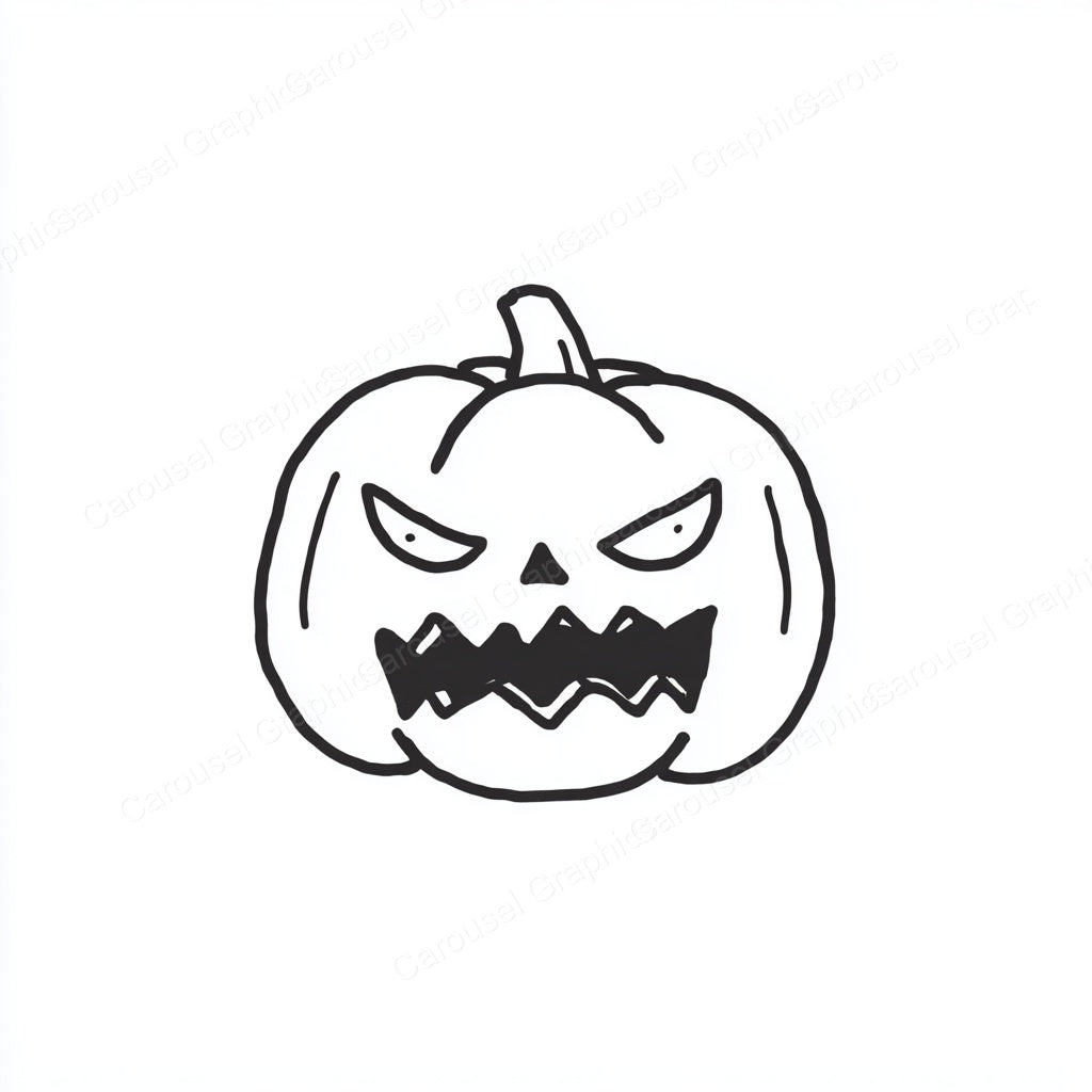 Jack-O-Lantern Vector Graphic preview