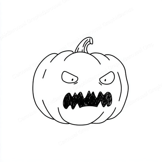 Jack-O-Lantern Vector Graphic preview