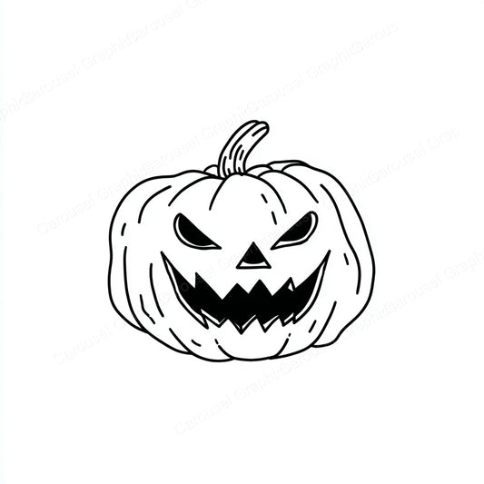 Jack-O-Lantern Vector Graphic preview