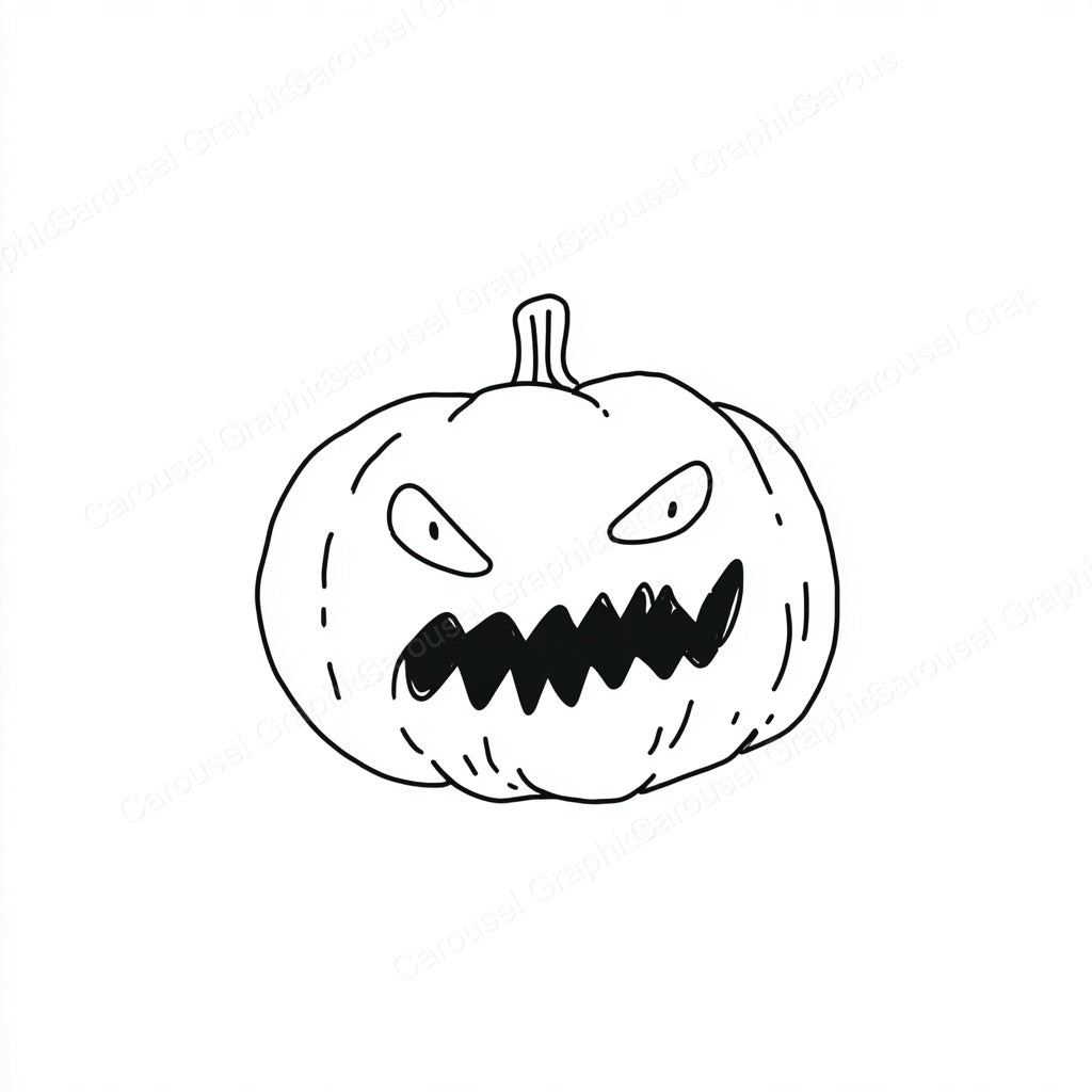 Jack-O-Lantern Vector Graphic preview