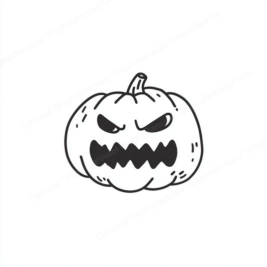 Jack-O-Lantern Vector Graphic preview
