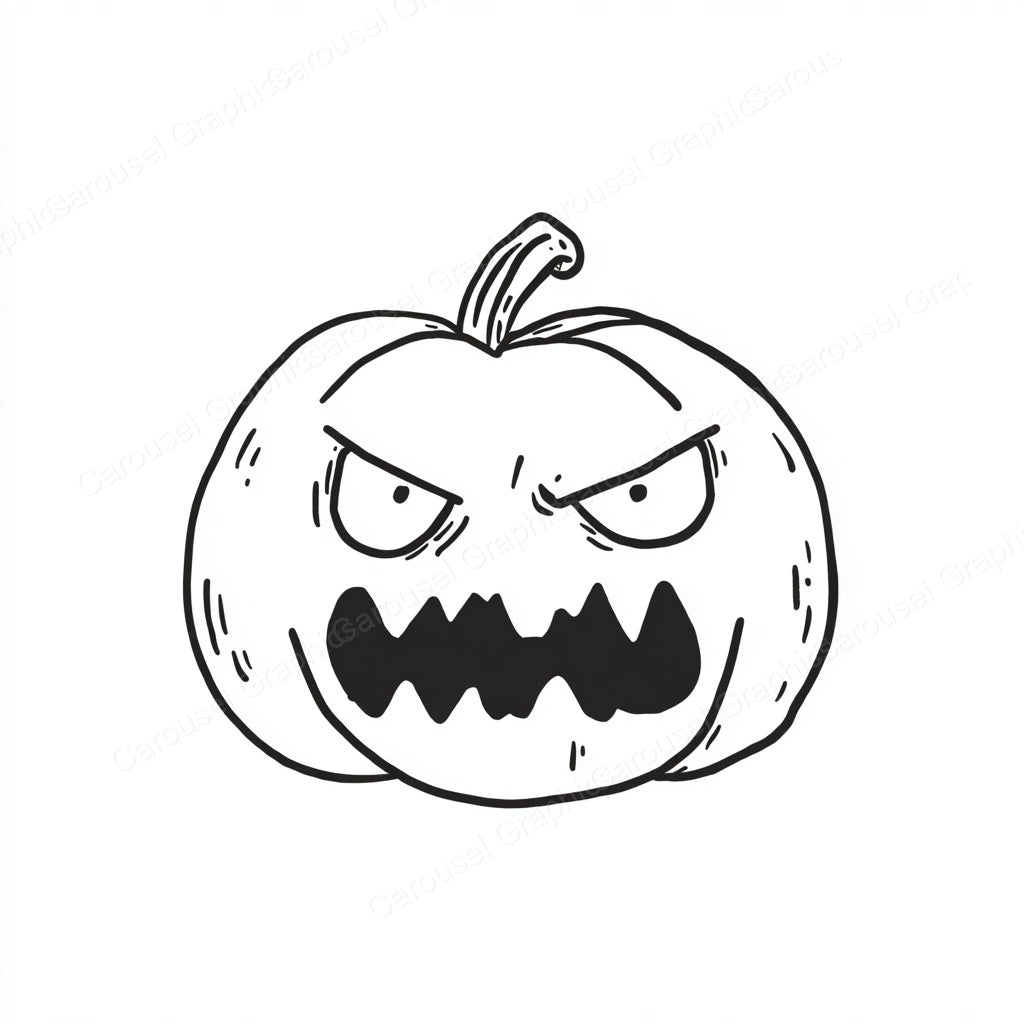 Jack-O-Lantern Vector Graphic preview